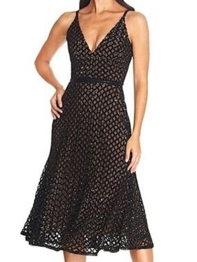 open lace back dress Livia Dress – Dress the Population main image 0